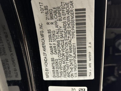 2018 Honda Accord Sedan Sport 1.5T