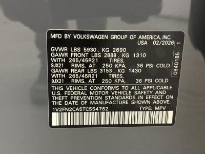 2026 Volkswagen Atlas 2.0T SEL Premium R-Line