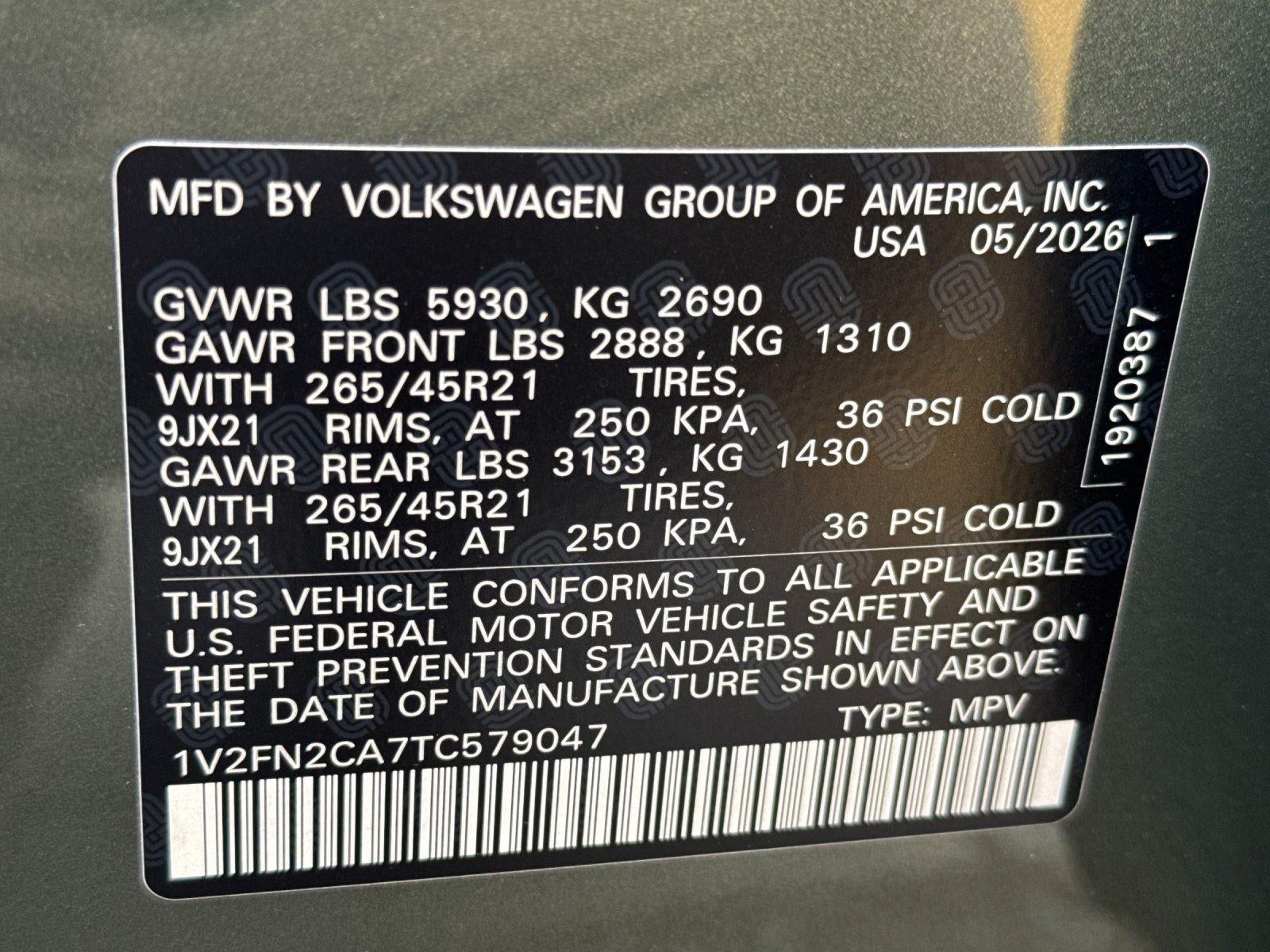 2026 Volkswagen Atlas 2.0T SEL Premium R-Line