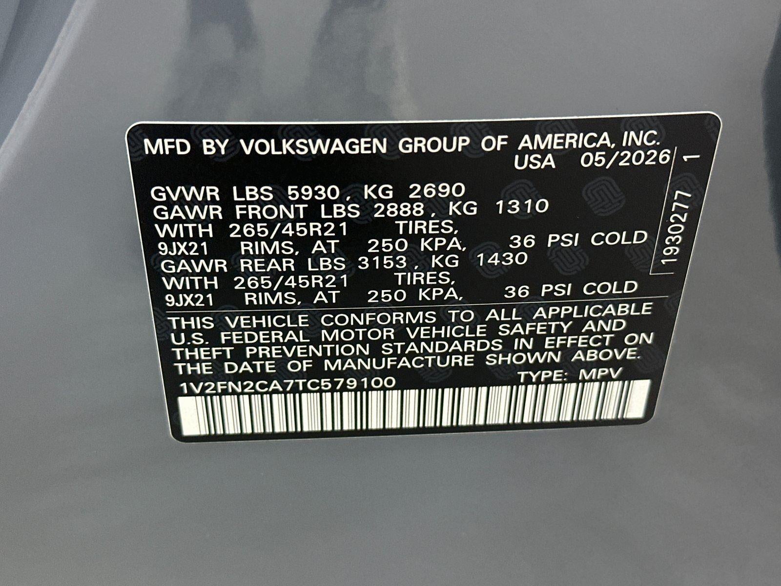 2026 Volkswagen Atlas 2.0T SEL Premium R-Line