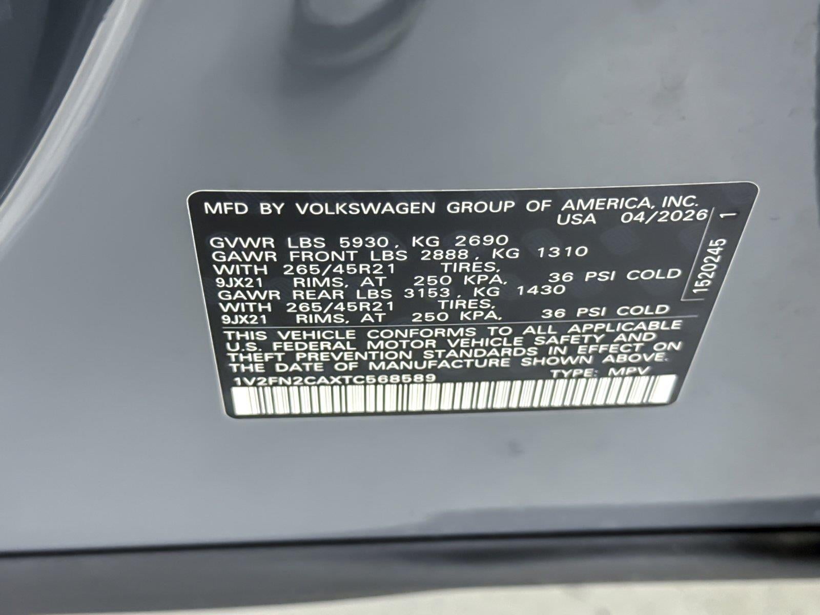 2026 Volkswagen Atlas 2.0T SEL Premium R-Line