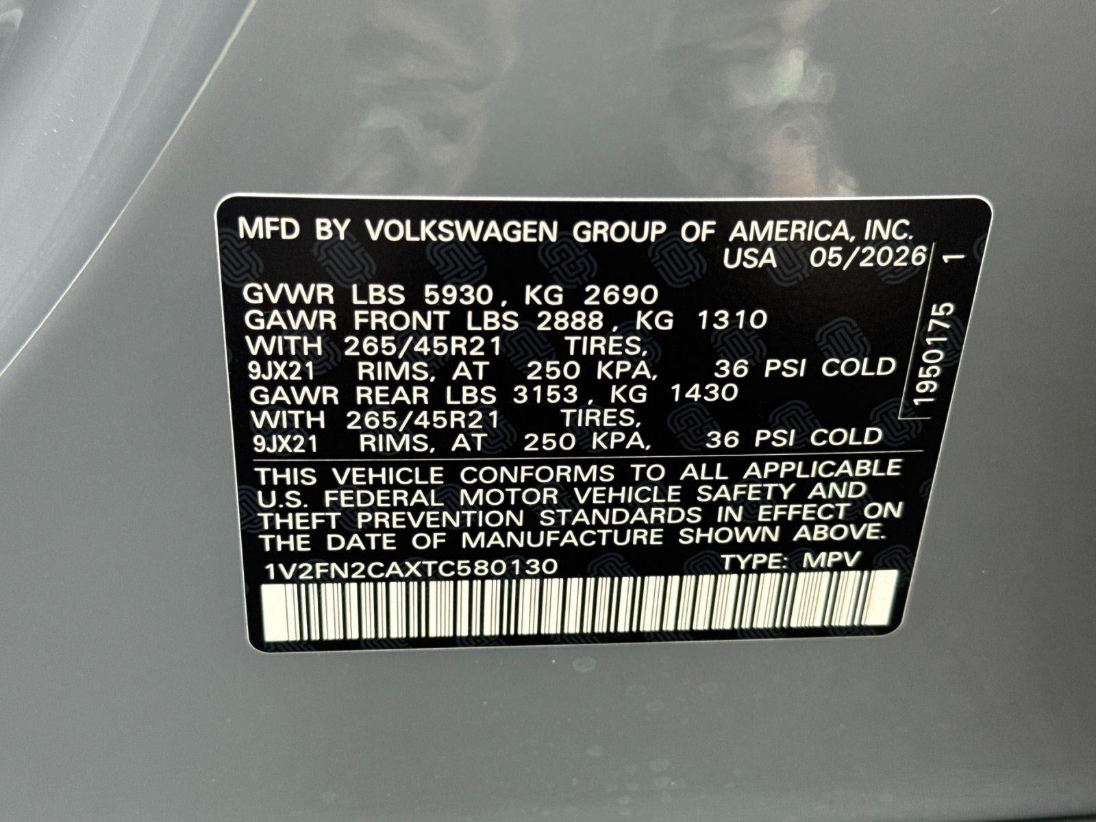 2026 Volkswagen Atlas 2.0T SEL Premium R-Line