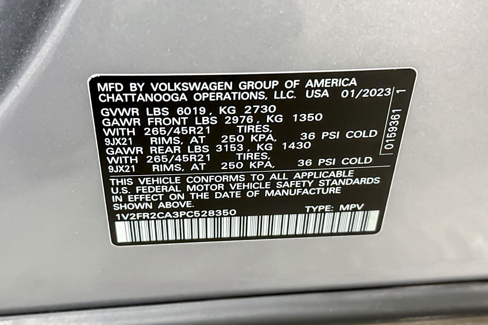 2023 Volkswagen Atlas 3.6L V6 SEL Premium R-Line