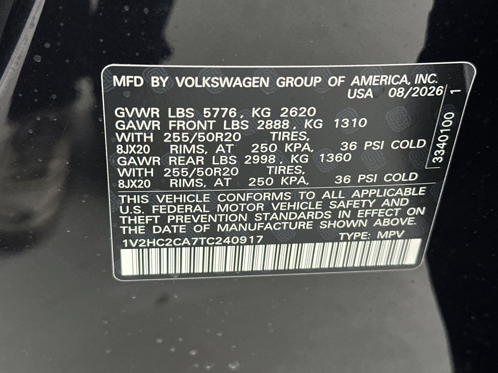 2026 Volkswagen Atlas Cross Sport 2.0T SE w/Technology