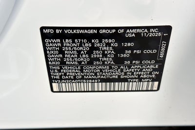 2026 Volkswagen Atlas 2.0T SE w/Technology