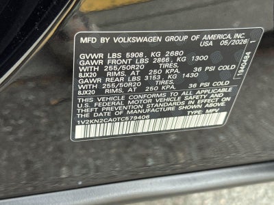 2026 Volkswagen Atlas 2.0T SE w/Technology