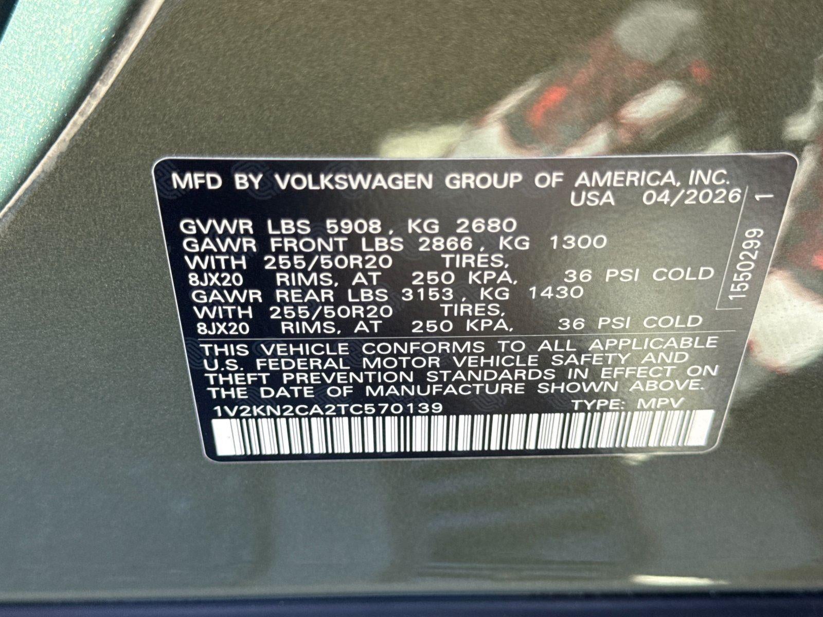 2026 Volkswagen Atlas 2.0T SE w/Technology