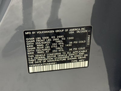 2026 Volkswagen Atlas 2.0T SE w/Technology
