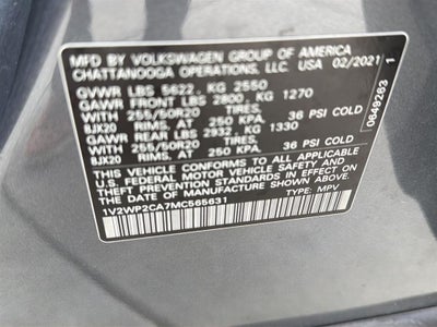 2021 Volkswagen Atlas 2.0T SE w/Technology