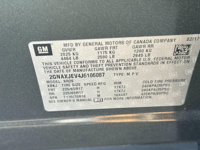 2018 Chevrolet Equinox LT