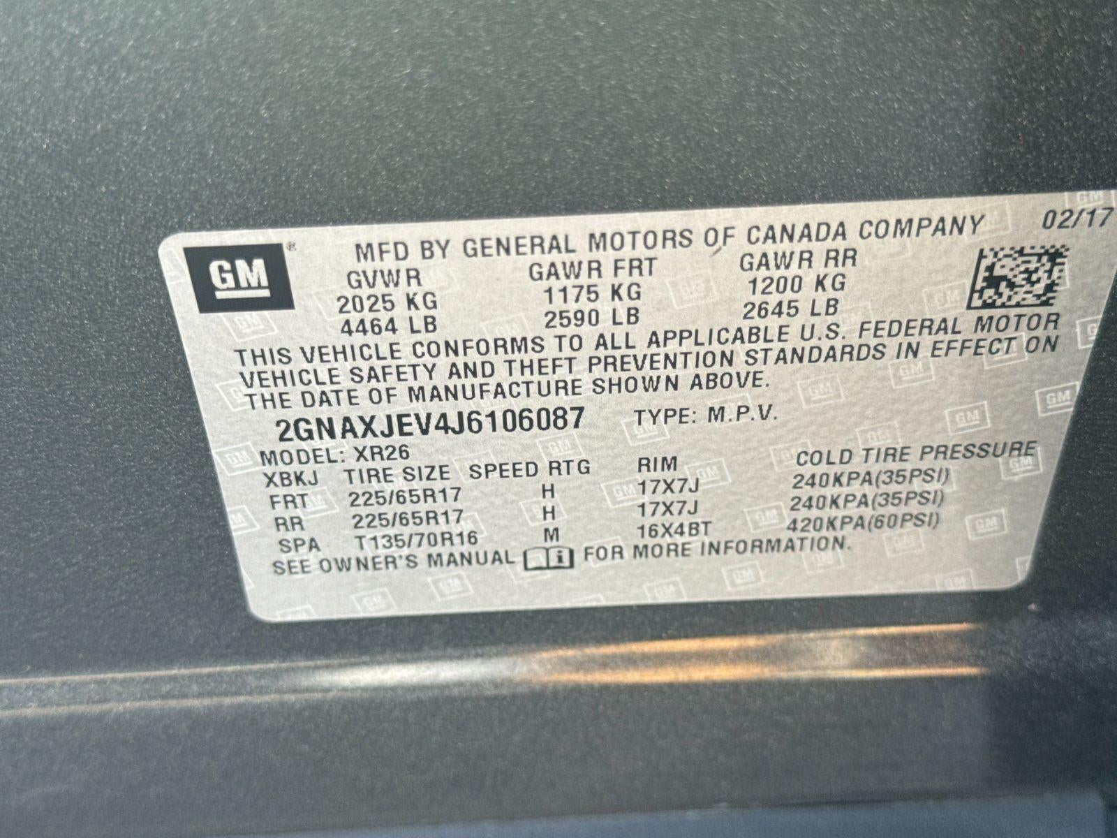 2018 Chevrolet Equinox LT