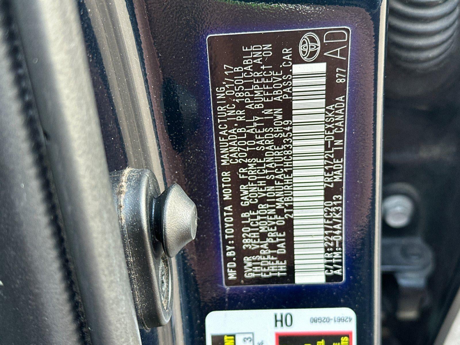 2017 Toyota Corolla SE