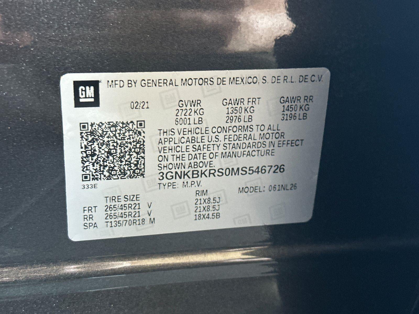 2021 Chevrolet Blazer RS