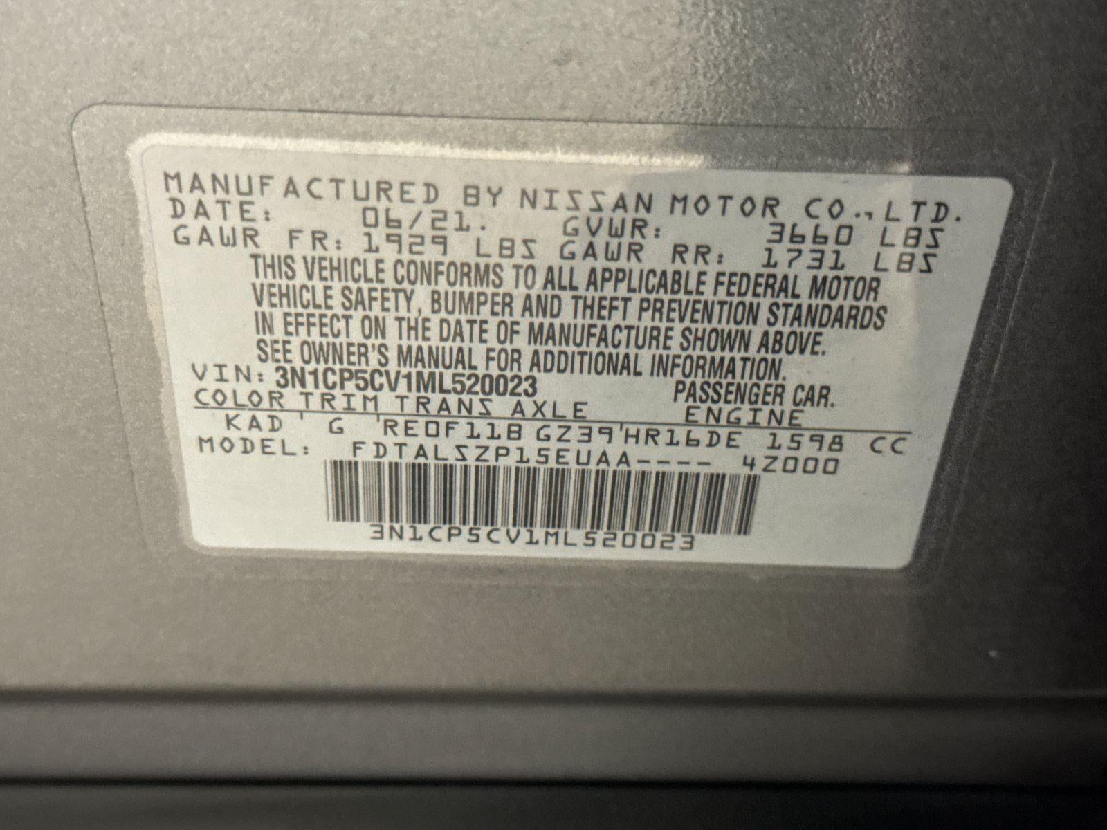 2021 Nissan Kicks SV