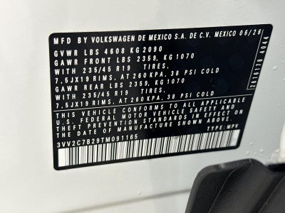 2026 Volkswagen Taos SE Black