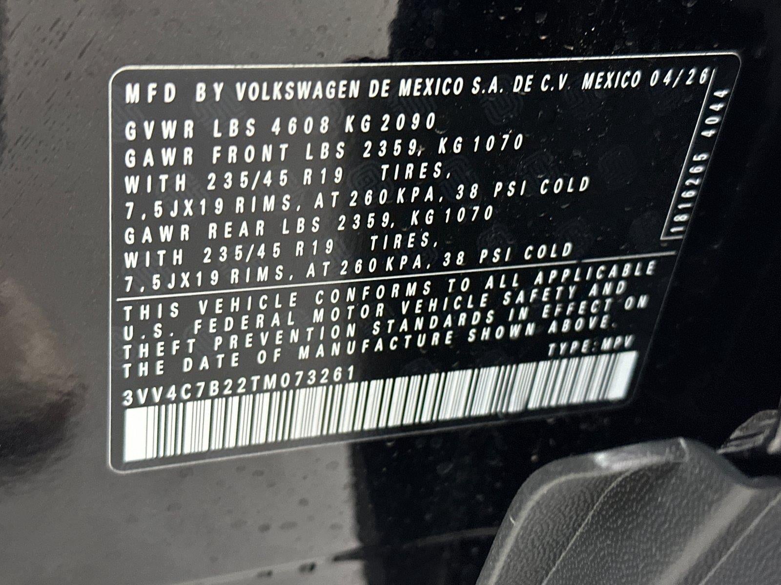 2026 Volkswagen Taos SEL