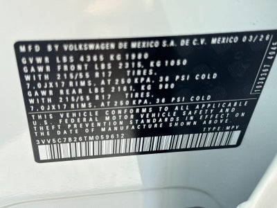 2026 Volkswagen Taos S