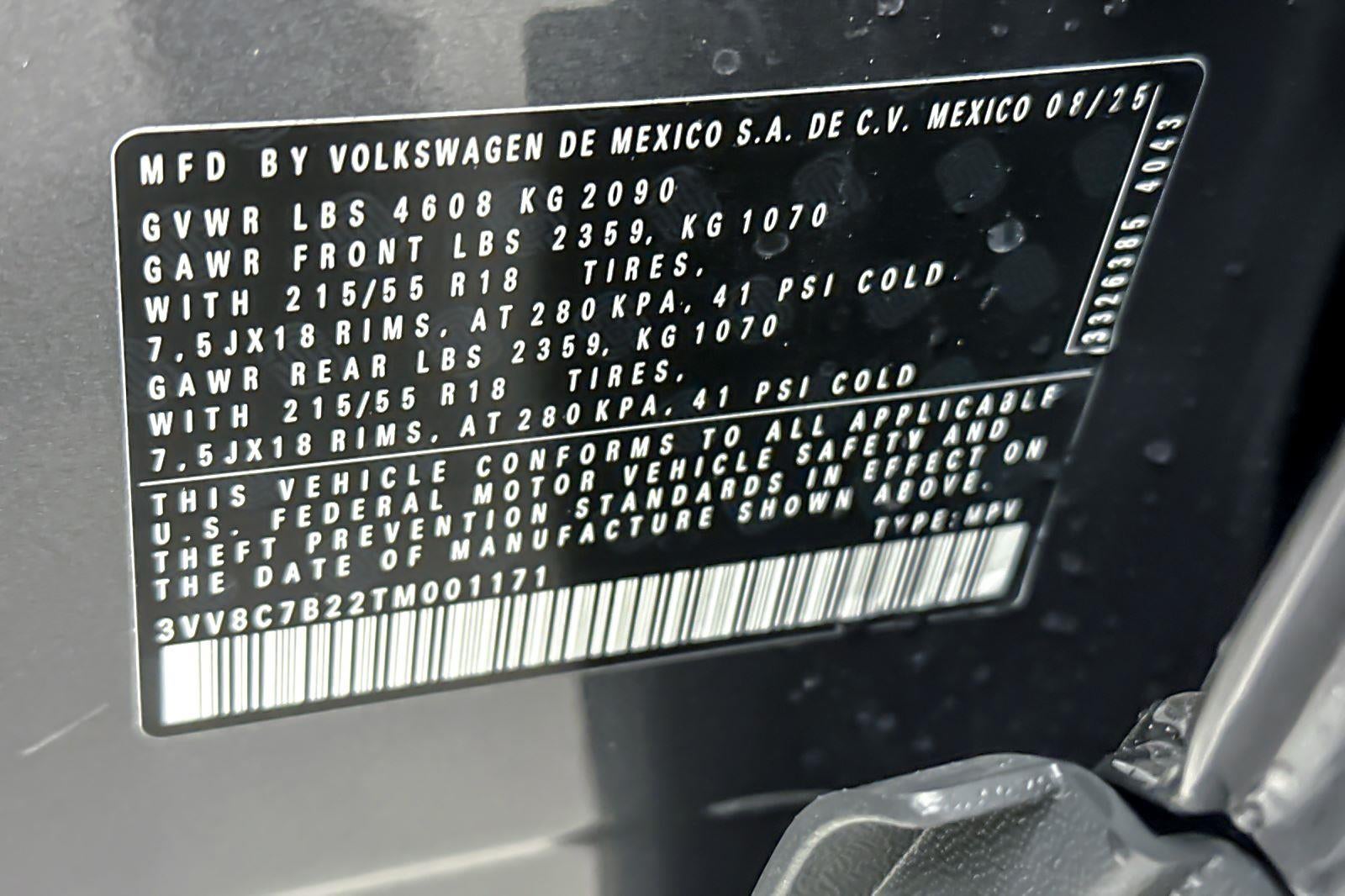 2026 Volkswagen Taos S