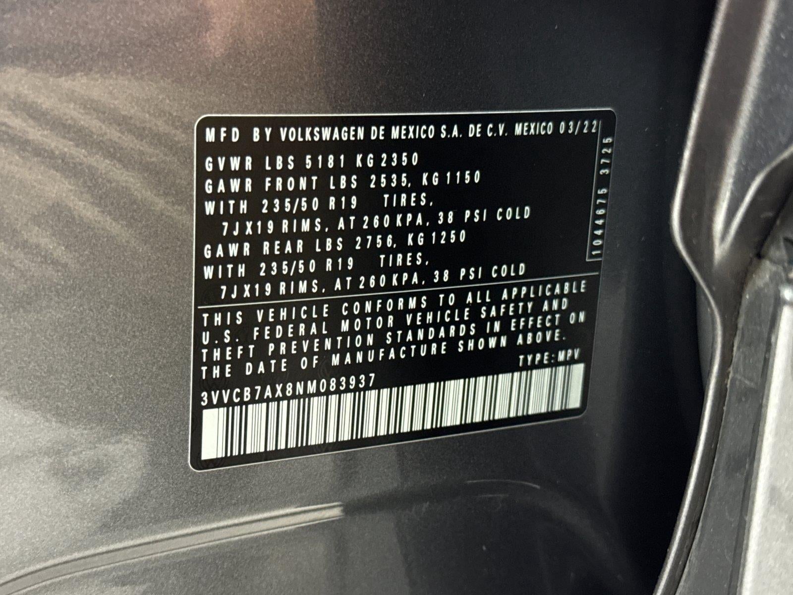 2022 Volkswagen Tiguan SE R-Line Black