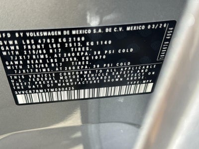 2026 Volkswagen Tiguan S