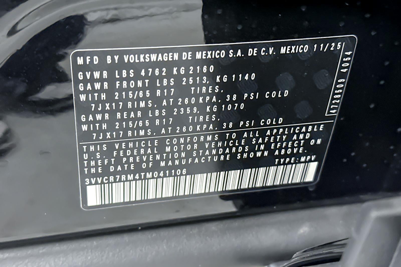 2026 Volkswagen Tiguan S