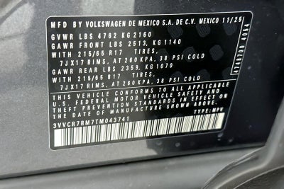 2026 Volkswagen Tiguan S