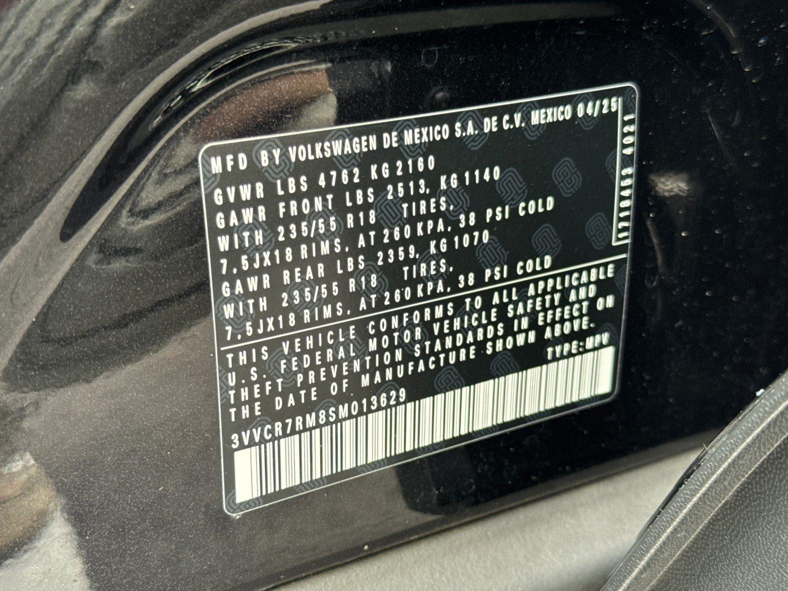 2025 Volkswagen Tiguan S