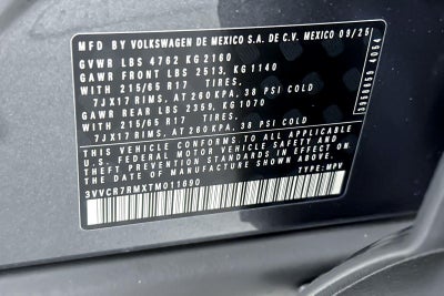 2026 Volkswagen Tiguan S