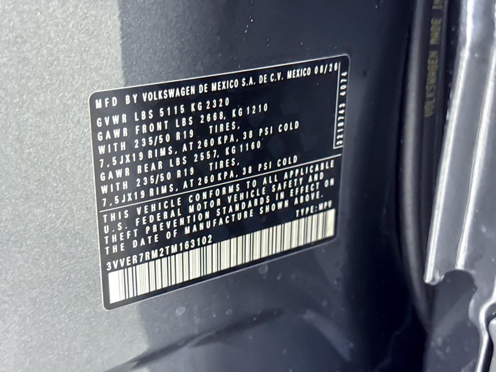 2026 Volkswagen Tiguan SE