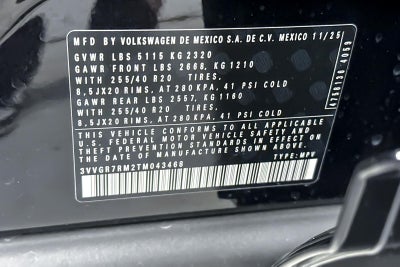 2026 Volkswagen Tiguan SE R-Line Black