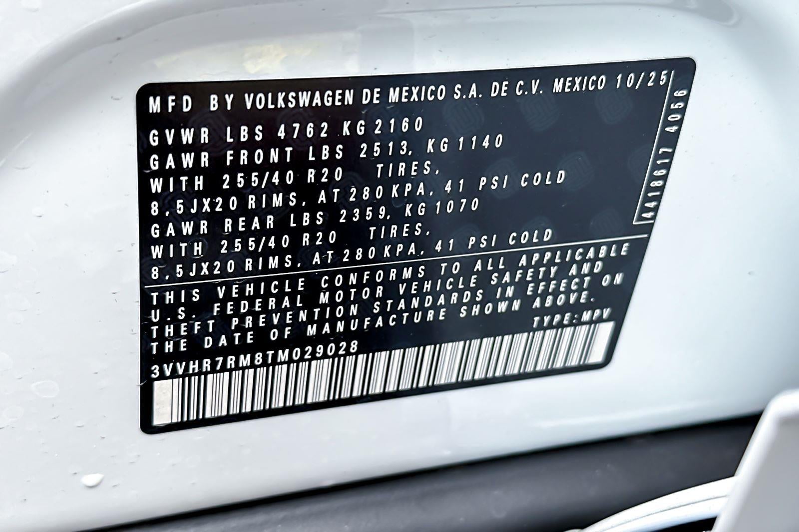 2026 Volkswagen Tiguan SE R-Line Black