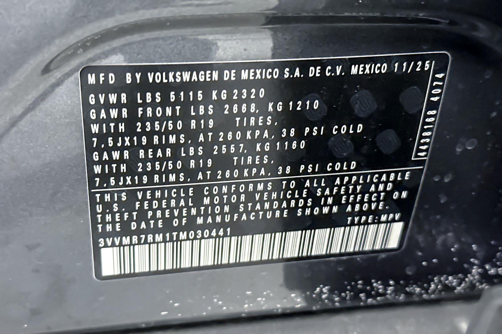 2026 Volkswagen Tiguan SE