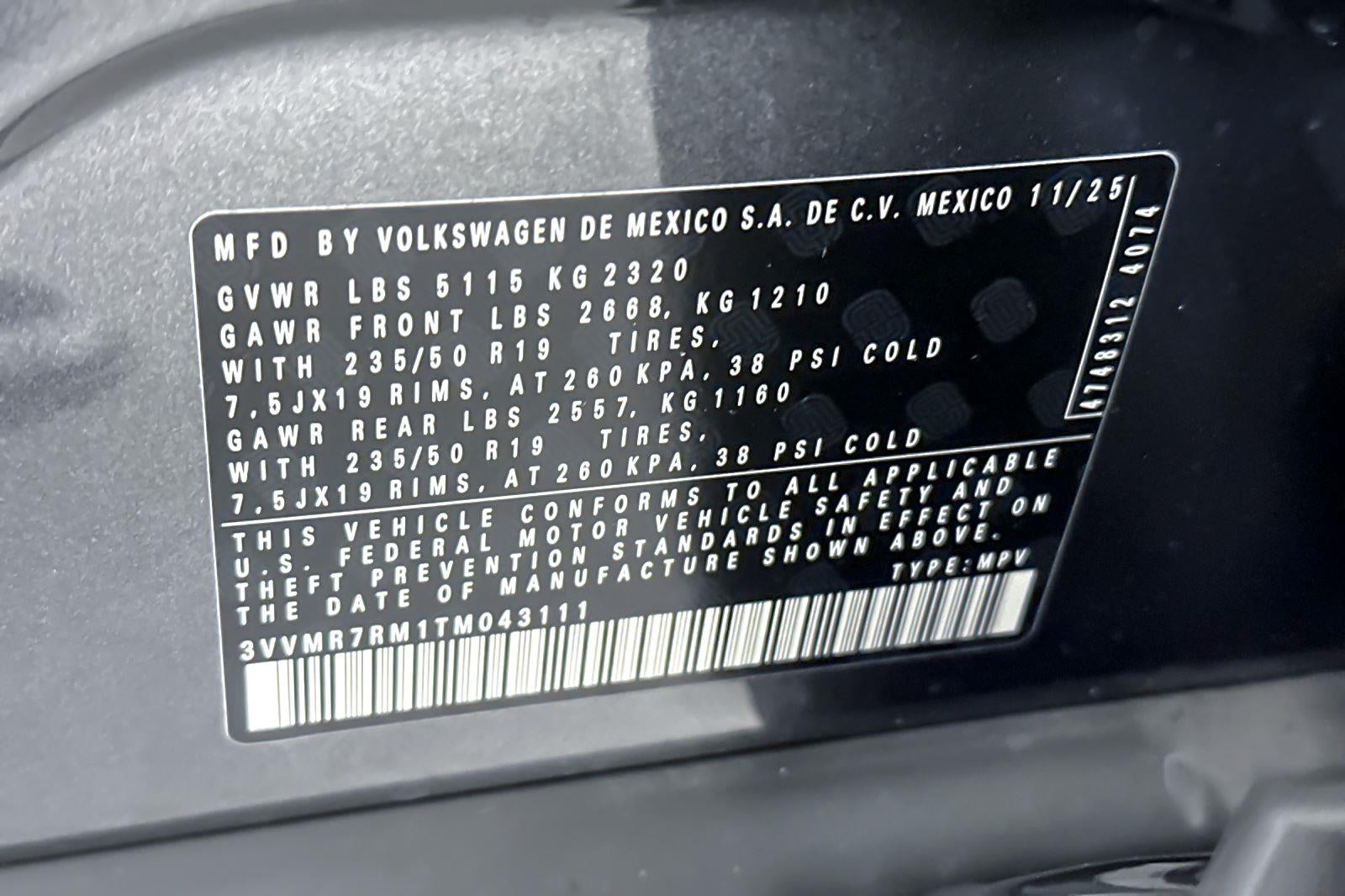 2026 Volkswagen Tiguan SE