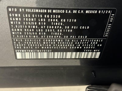 2026 Volkswagen Tiguan SE