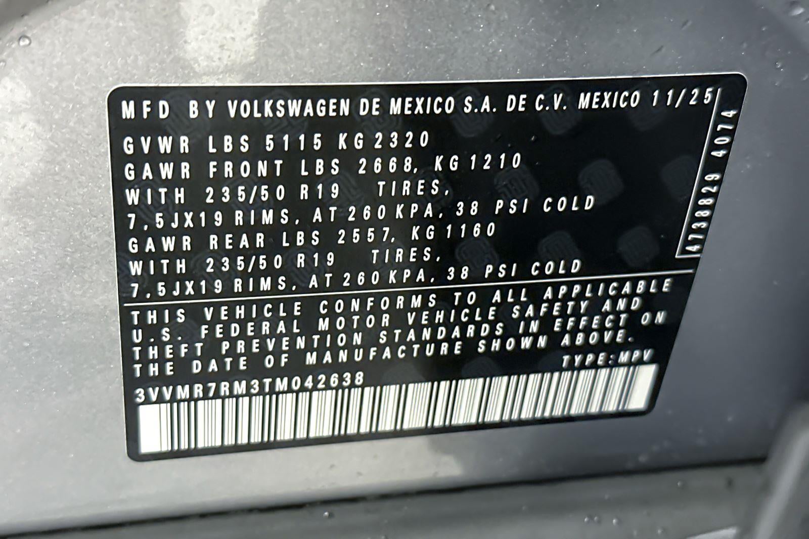 2026 Volkswagen Tiguan SE