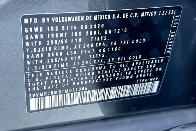 2026 Volkswagen Tiguan SE