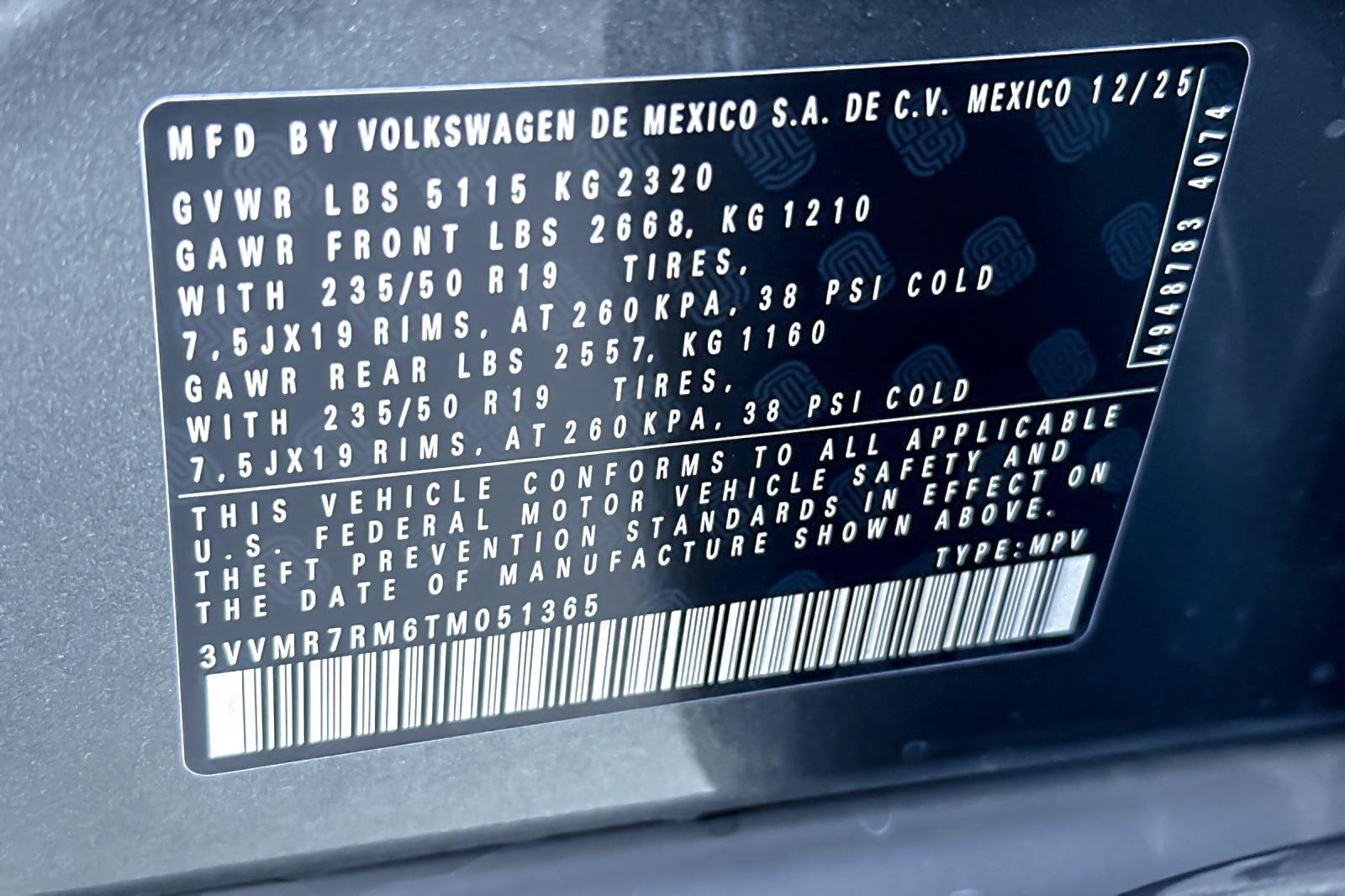 2026 Volkswagen Tiguan SE