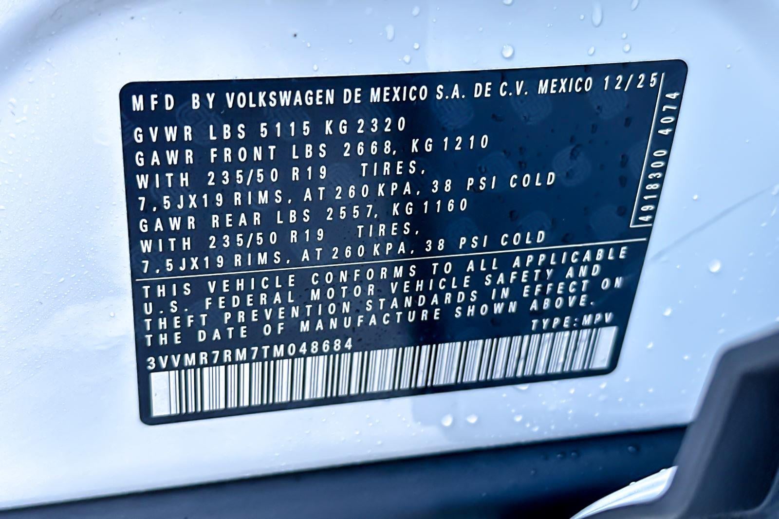 2026 Volkswagen Tiguan SE