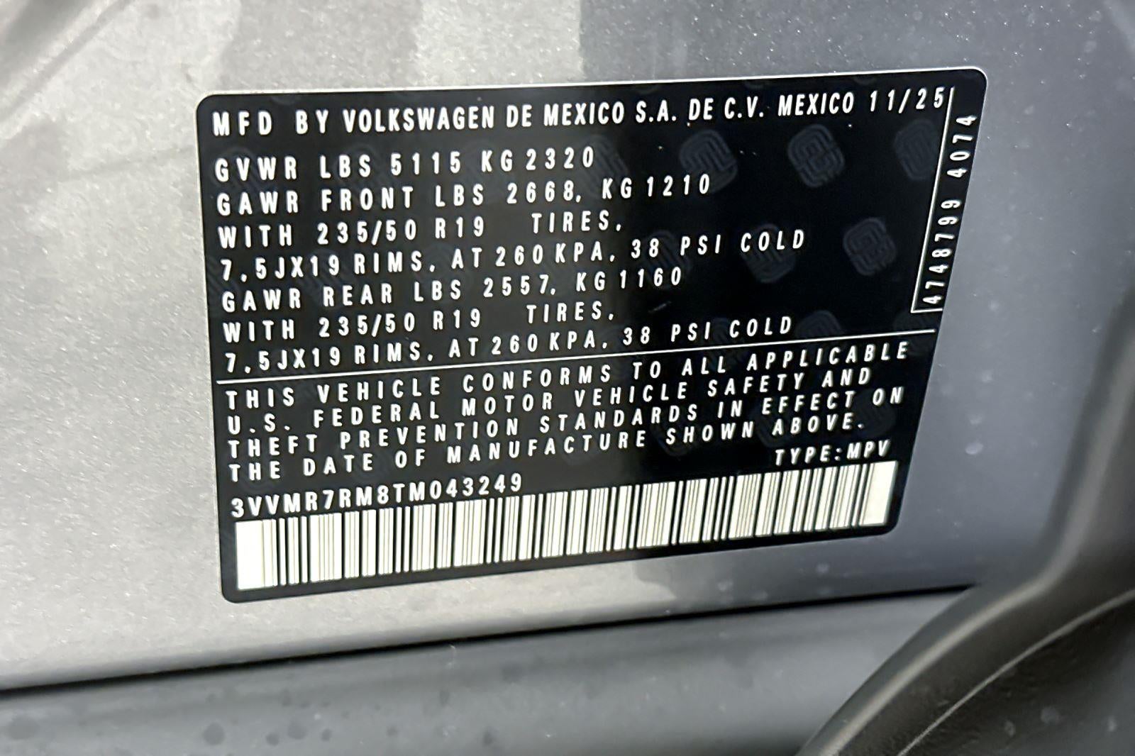 2026 Volkswagen Tiguan SE