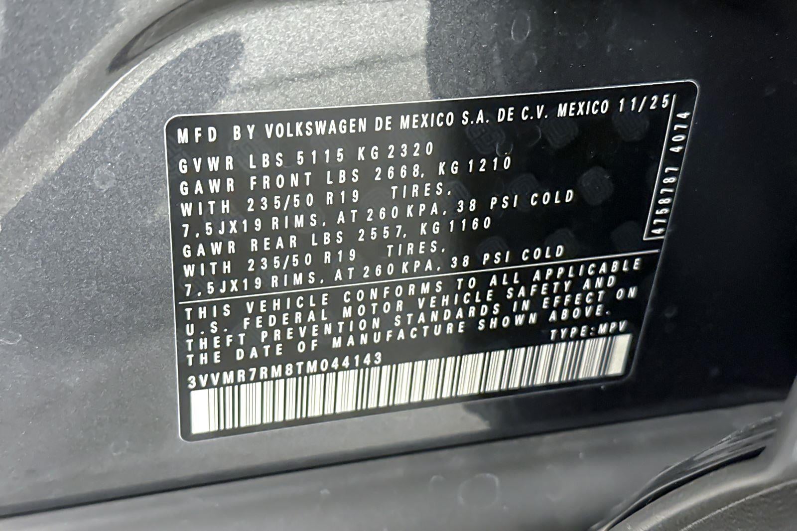 2026 Volkswagen Tiguan SE