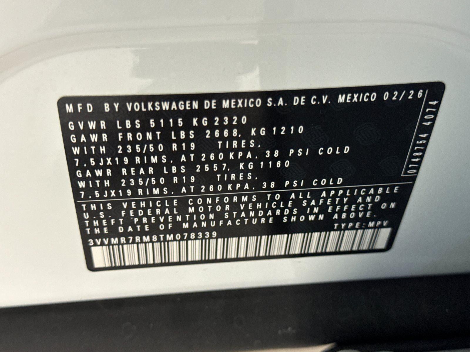 2026 Volkswagen Tiguan SE