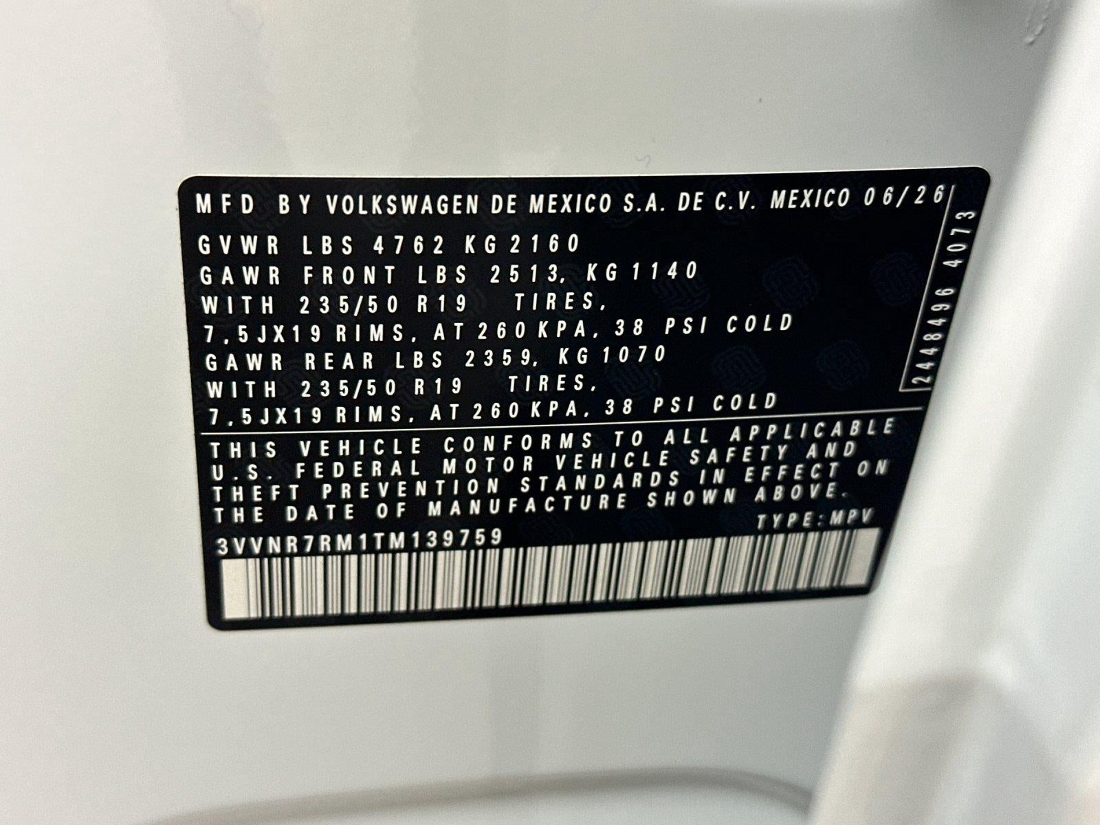 2026 Volkswagen Tiguan SE