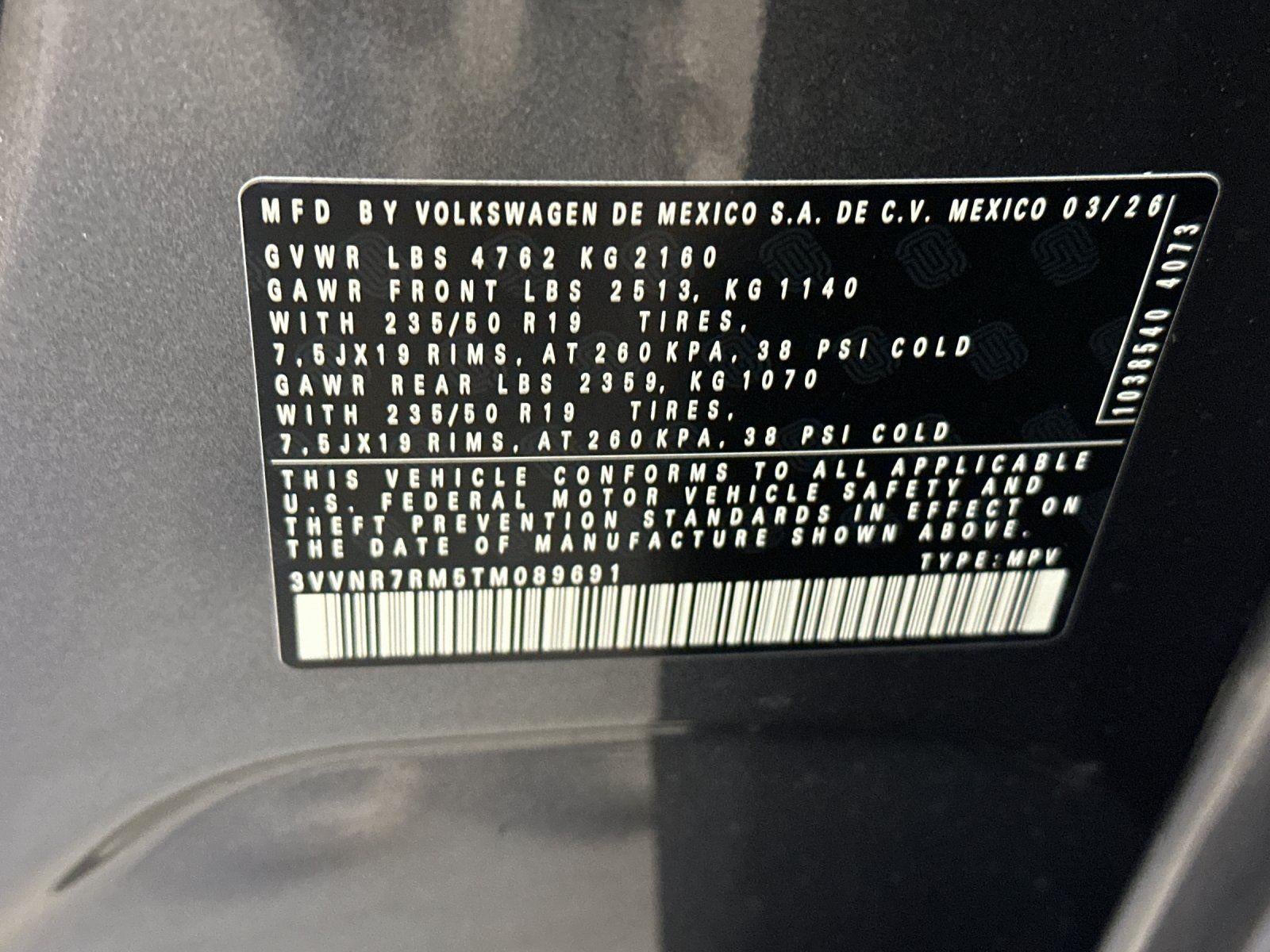 2026 Volkswagen Tiguan SE