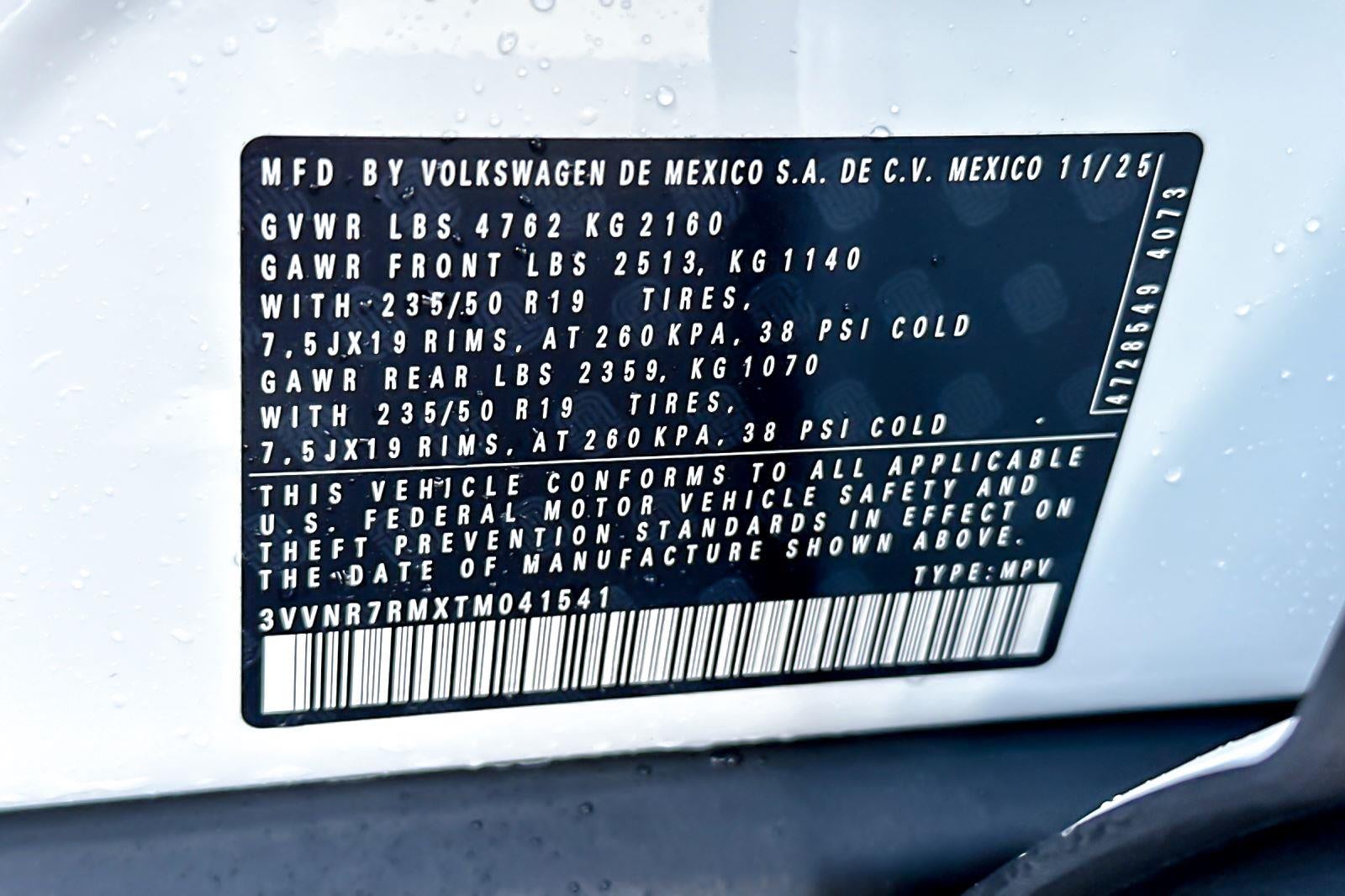 2026 Volkswagen Tiguan SE