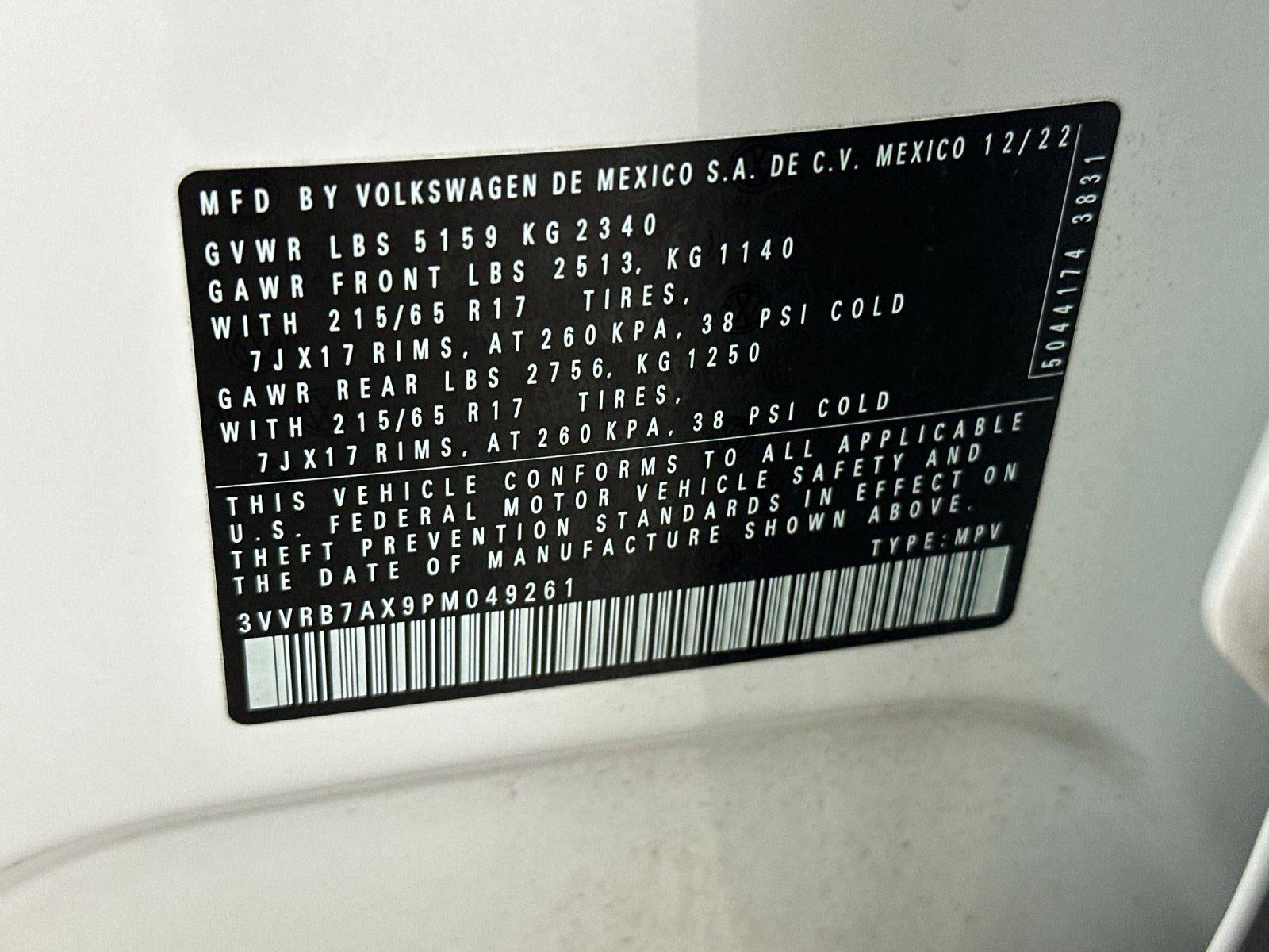 2023 Volkswagen Tiguan S