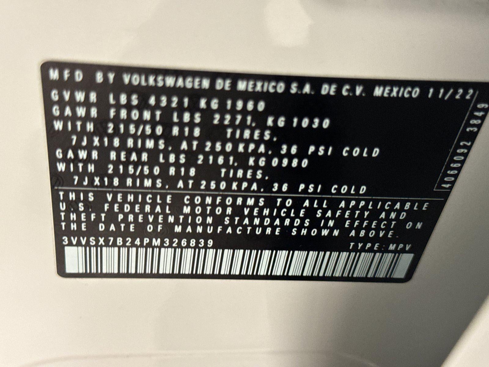 2023 Volkswagen Taos SE