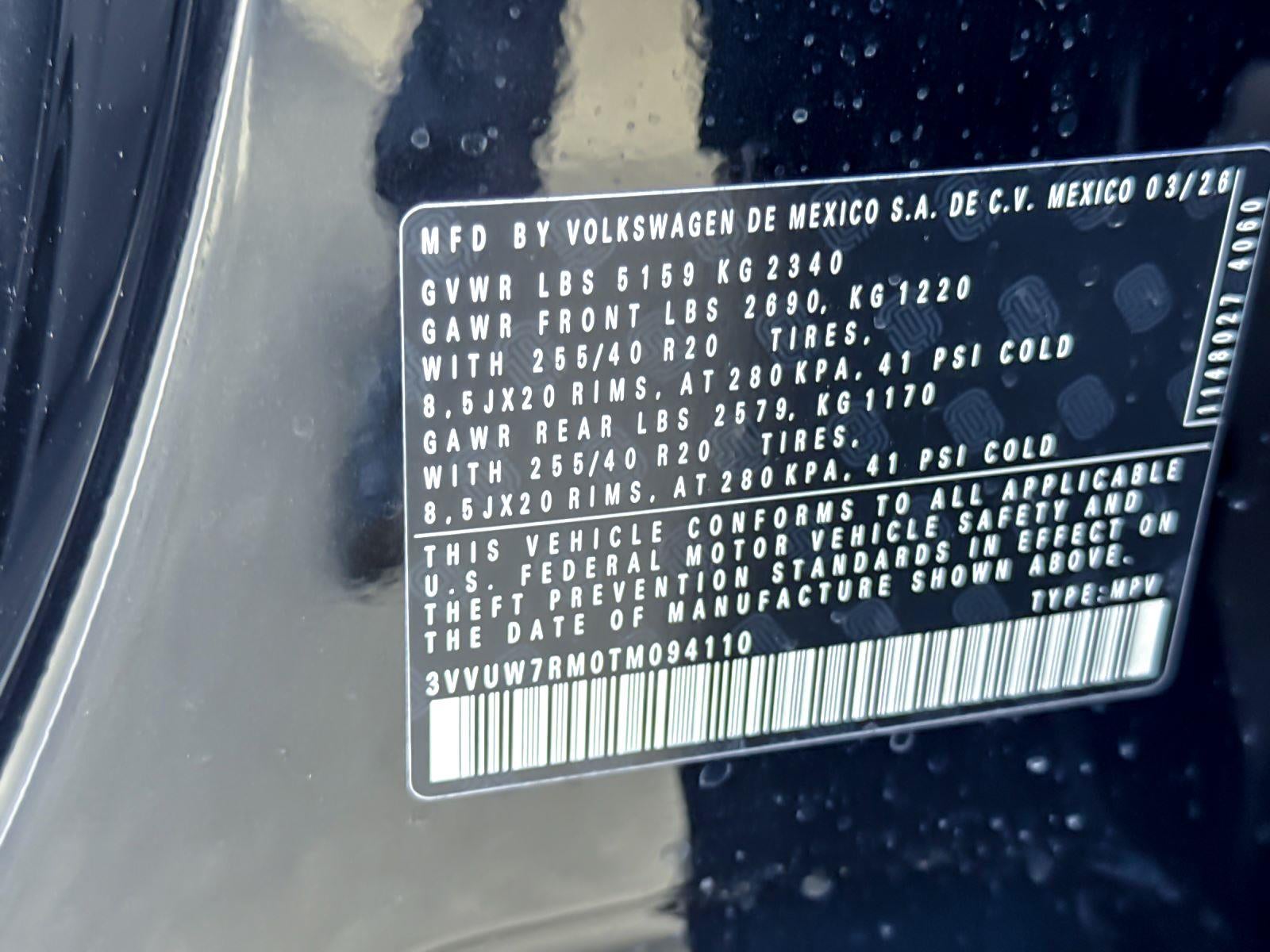 2026 Volkswagen Tiguan SEL R-Line Turbo