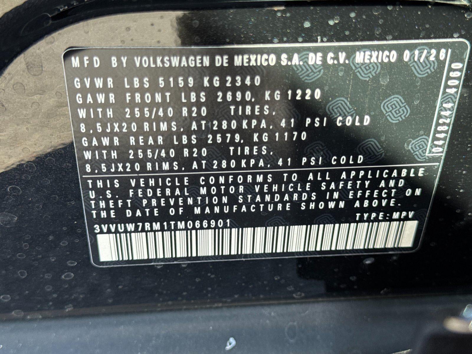 2026 Volkswagen Tiguan SEL R-Line Turbo