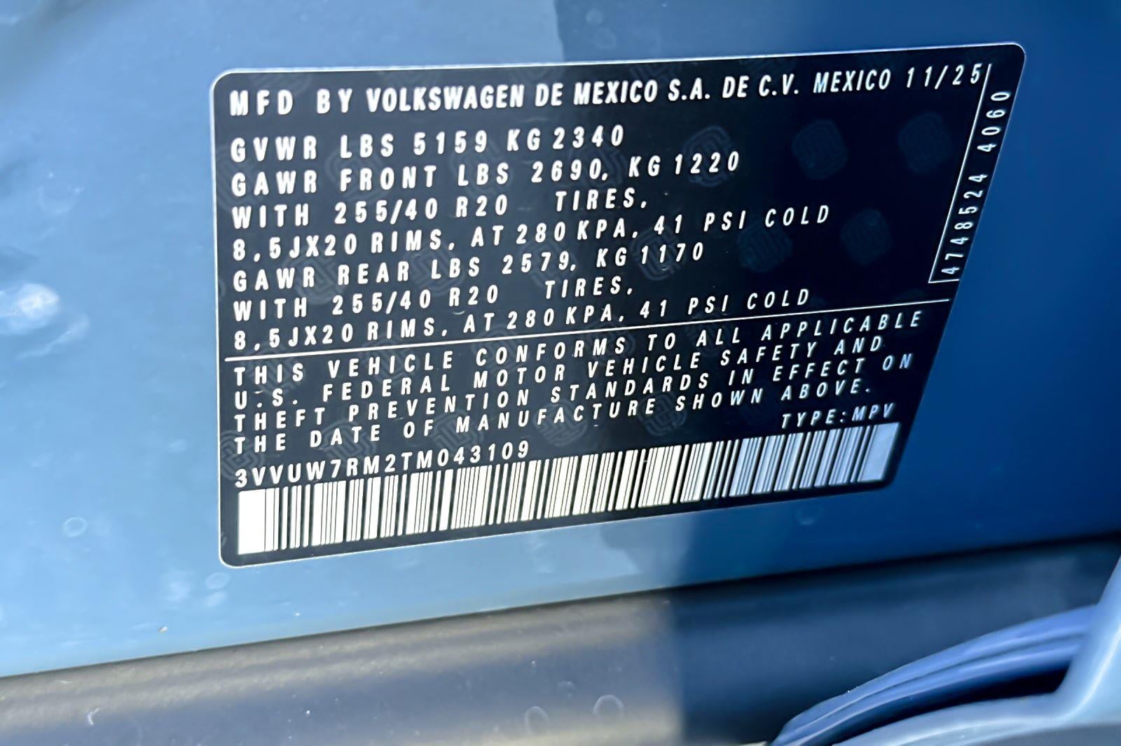 2026 Volkswagen Tiguan SEL R-Line Turbo