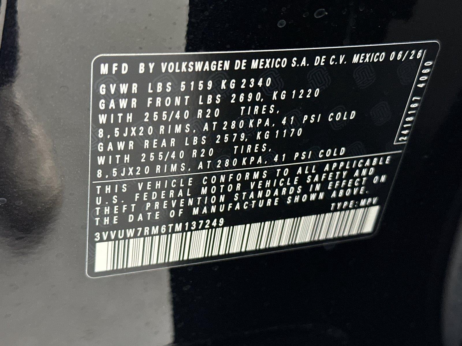 2026 Volkswagen Tiguan SEL R-Line Turbo